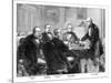 Meeting of the Arbitrators on the 'Alabama' Claims at Geneva, 1871 (Late 19th Centur)-null-Stretched Canvas