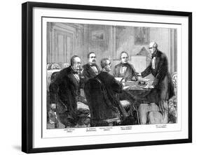 Meeting of the Arbitrators on the 'Alabama' Claims at Geneva, 1871 (Late 19th Centur)-null-Framed Giclee Print