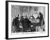 Meeting of the Arbitrators on the Alabama Claims, Geneva, Switzerland, C1865-C1870-null-Framed Giclee Print