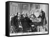 Meeting of the Arbitrators on the Alabama Claims, Geneva, Switzerland, C1865-C1870-null-Framed Stretched Canvas