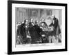 Meeting of the Arbitrators on the Alabama Claims, Geneva, Switzerland, C1865-C1870-null-Framed Giclee Print