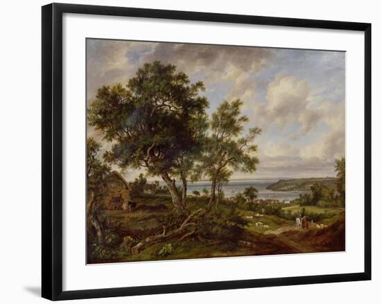 Meeting of the Avon and the Severn, 1826-Patrick Nasmyth-Framed Giclee Print