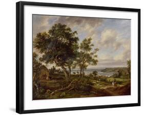 Meeting of the Avon and the Severn, 1826-Patrick Nasmyth-Framed Giclee Print