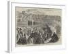 Meeting of the Belgian National Rifle Association at Brussels, the Targets-null-Framed Giclee Print