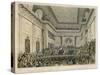 Meeting of the British and Foreign Bible Society in Freemasons Hall-C. Clark-Stretched Canvas