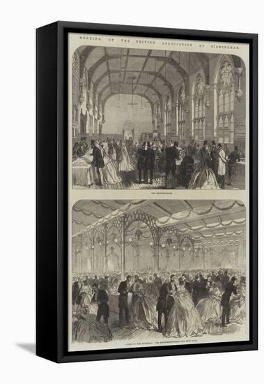 Meeting of the British Association at Birmingham-null-Framed Stretched Canvas