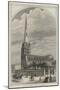 Meeting of the British Association at Bristol, St Mary Redcliffe Church-null-Mounted Giclee Print