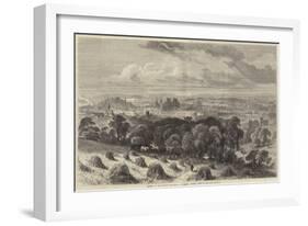 Meeting of the British Association at Exeter, General View of the City-Samuel Read-Framed Giclee Print