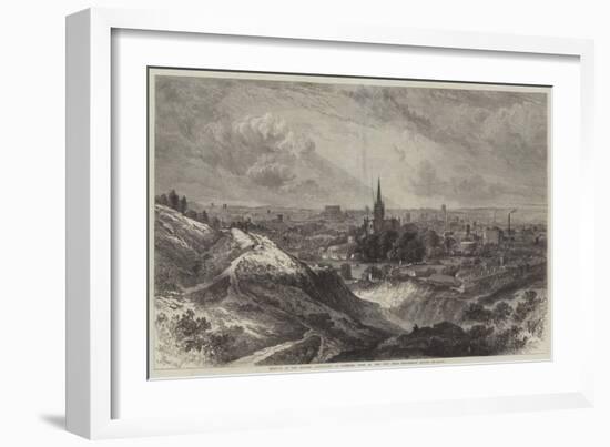 Meeting of the British Association at Norwich, View of the City from Mousehold Heath-Samuel Read-Framed Giclee Print