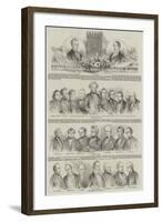 Meeting of the British Association at Southampton-null-Framed Giclee Print