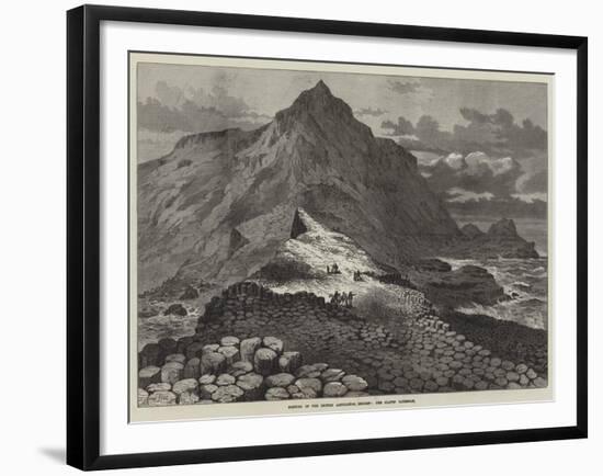 Meeting of the British Association, Belfast, the Giants' Causeway-Samuel Read-Framed Giclee Print