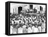 Meeting of the Campesinos: at the Table Xavier Guerrero and Julio Antonio Mella, Jalapa, Mexico,…-Tina Modotti-Framed Stretched Canvas