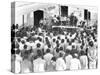 Meeting of the Campesinos: at the Table Xavier Guerrero and Julio Antonio Mella, Jalapa, Mexico,…-Tina Modotti-Stretched Canvas