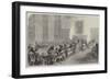 Meeting of the Central Relief Committee in the Mayor's Parlour at the Manchester Townhall-null-Framed Giclee Print