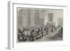 Meeting of the Central Relief Committee in the Mayor's Parlour at the Manchester Townhall-null-Framed Giclee Print