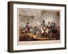 Meeting of the Emperors of Russian and Austria, King of Prussia and Crown Prince of Sweden-William Heath-Framed Giclee Print