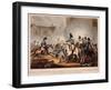 Meeting of the Emperors of Russian and Austria, King of Prussia and Crown Prince of Sweden-William Heath-Framed Giclee Print