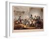 Meeting of the Emperors of Russian and Austria, King of Prussia and Crown Prince of Sweden-William Heath-Framed Giclee Print