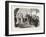 Meeting of the French and Spanish Royal Families in the Hotel De Ville, St. Sebastian, 1865-null-Framed Giclee Print