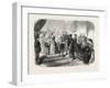 Meeting of the French and Spanish Royal Families in the Hotel De Ville, St. Sebastian, 1865-null-Framed Giclee Print