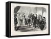 Meeting of the French and Spanish Royal Families in the Hotel De Ville, St. Sebastian, 1865-null-Framed Stretched Canvas