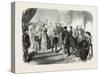 Meeting of the French and Spanish Royal Families in the Hotel De Ville, St. Sebastian, 1865-null-Stretched Canvas