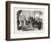 Meeting of the French and Spanish Royal Families in the Hotel De Ville, St. Sebastian, 1865-null-Framed Giclee Print