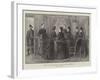 Meeting of the German Empress and Queen Victoria at Charlottenburg-null-Framed Giclee Print