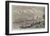 Meeting of the Gloucestershire Agricultural Society, on the Banks of the Severn, at Tewkesbury-null-Framed Giclee Print