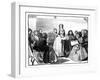 Meeting of the Ladies' Committee at Stafford House, Mid-Late 19th Century-MG Gow-Framed Giclee Print