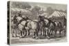 Meeting of the Lincolnshire Agricultural Society at Sleaford, First-Prize Team of Horses-Samuel John Carter-Stretched Canvas