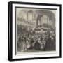 Meeting of the Manchester and Salford Co-Operative Society in the Free-Trade Hall, Manchester-null-Framed Giclee Print