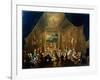 Meeting of the Masonic Lodge, Vienna, 18th Century-null-Framed Giclee Print