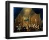Meeting of the Masonic Lodge, Vienna, 18th Century-null-Framed Giclee Print