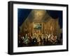 Meeting of the Masonic Lodge, Vienna, 18th Century-null-Framed Giclee Print