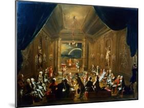 Meeting of the Masonic Lodge, Vienna, 18th Century-null-Mounted Giclee Print