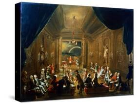 Meeting of the Masonic Lodge, Vienna, 18th Century-null-Stretched Canvas