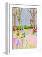 Meeting of the Minds Elephants-Wyanne-Framed Giclee Print