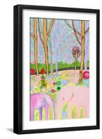 Meeting of the Minds Elephants-Wyanne-Framed Premium Giclee Print