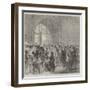 Meeting of the New Parliament, Members Passing Through Westminster Hall-Charles Robinson-Framed Giclee Print