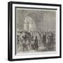 Meeting of the New Parliament, Members Passing Through Westminster Hall-Charles Robinson-Framed Giclee Print