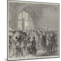 Meeting of the New Parliament, Members Passing Through Westminster Hall-Charles Robinson-Mounted Giclee Print