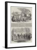 Meeting of the Royal Agricultural Show at Galway-null-Framed Giclee Print