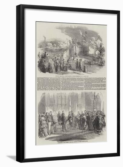 Meeting of the Royal Agricultural Show at Galway-null-Framed Giclee Print