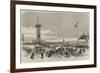 Meeting of the Royal Agricultural Society at Manchester, the Exhibition Yard, Old Trafford-null-Framed Giclee Print