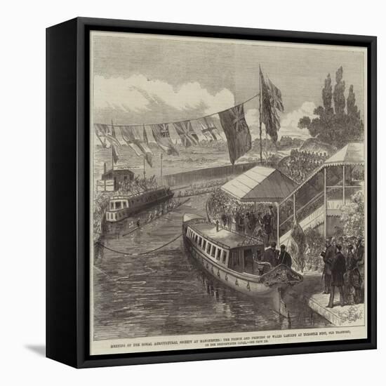 Meeting of the Royal Agricultural Society at Manchester-null-Framed Stretched Canvas