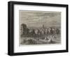 Meeting of the Royal Agricultural Society at Taunton, General View of Taunton, from Belmont-William Henry Pike-Framed Giclee Print