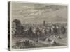 Meeting of the Royal Agricultural Society at Taunton, General View of Taunton, from Belmont-William Henry Pike-Stretched Canvas