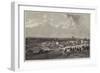 Meeting of the Royal Agricultural Society at Worcester, General View of the Show-Yards-null-Framed Giclee Print