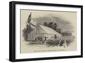 Meeting of the Royal British Bowmen in Flintshire-null-Framed Premium Giclee Print